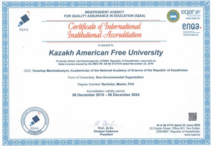 IQAA-Institutional accreditation